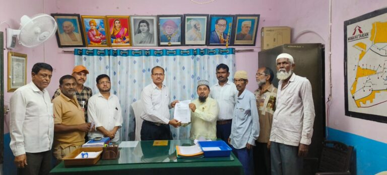 गांधलीपुरा भागातील डिपीवरील ओव्हरलोडमुळे नागरिक त्रस्त, महावितरणकडे नवीन डिपी बसविण्याची मागणी.