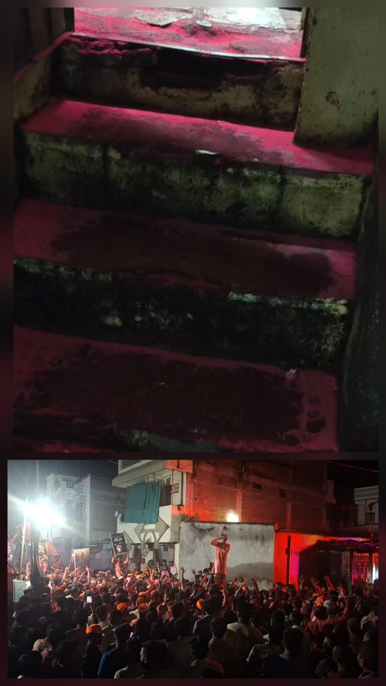 गणेश विसर्जन मिरवणुकीत मुस्लिम घरावर गुलालफेक, माळीवाडा मंडळावर गुन्हा दाखल करण्याची मागणी.