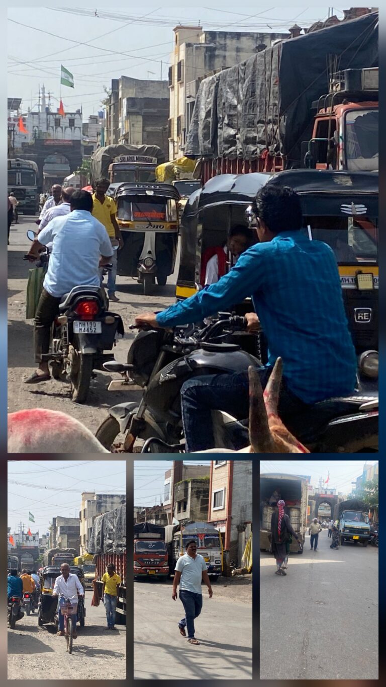 गुड बाजारात अतिक्रमण आणि वाहतूक कोंडी – प्रशासन कधी लक्ष देणार?