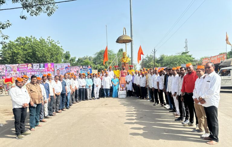 जिवा महाला जयंती निमित्ताने भव्य मिरवणूक ; रक्तदान शिबीर २५ रक्तदात्यांनी केले रक्तदान….