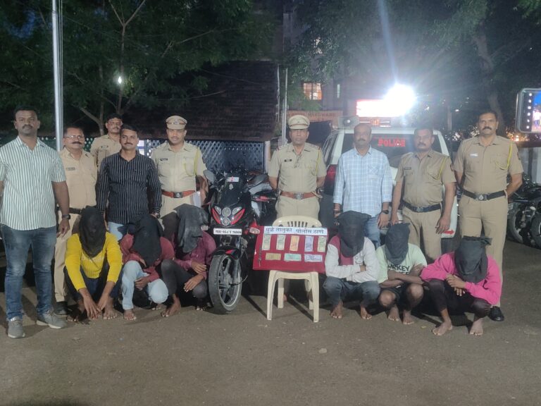 धुलिया तालुका पुलिस की सटीक मार: इंस्पेक्टर धनंजय पाटील की अगुवाई में 24 घंटे में 1.17 लाख की लूट का पर्दाफाश