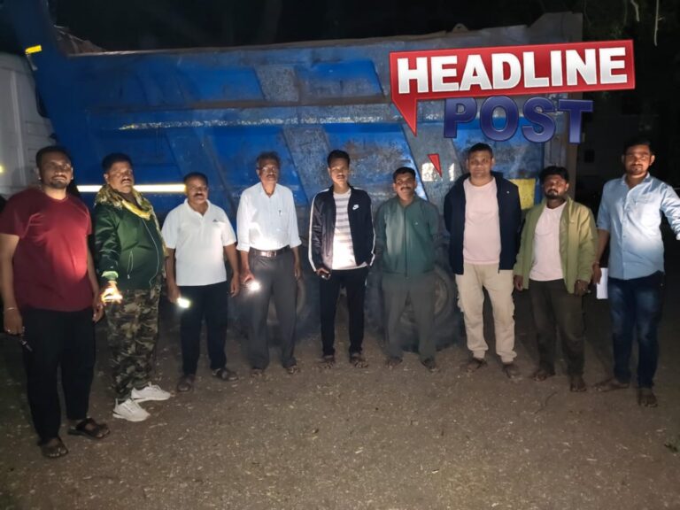 अमळनेर येथे अनधिकृत रेती वाहतुकीवर महसूल विभागाची धडक कारवाई – डंपर जप्त.